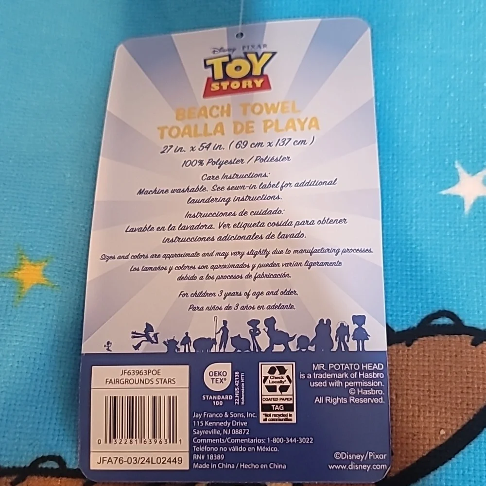 Disney Pixar Toy Story Super Soft Absorbent Beach Towel 27